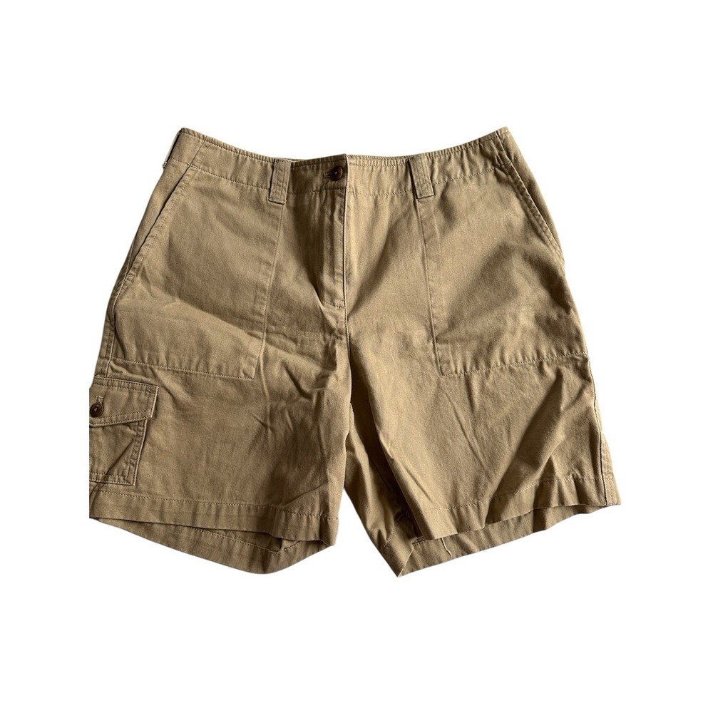 Lauren Ralph Lauren Women's Khaki Tan Cargo Shorts Size 8